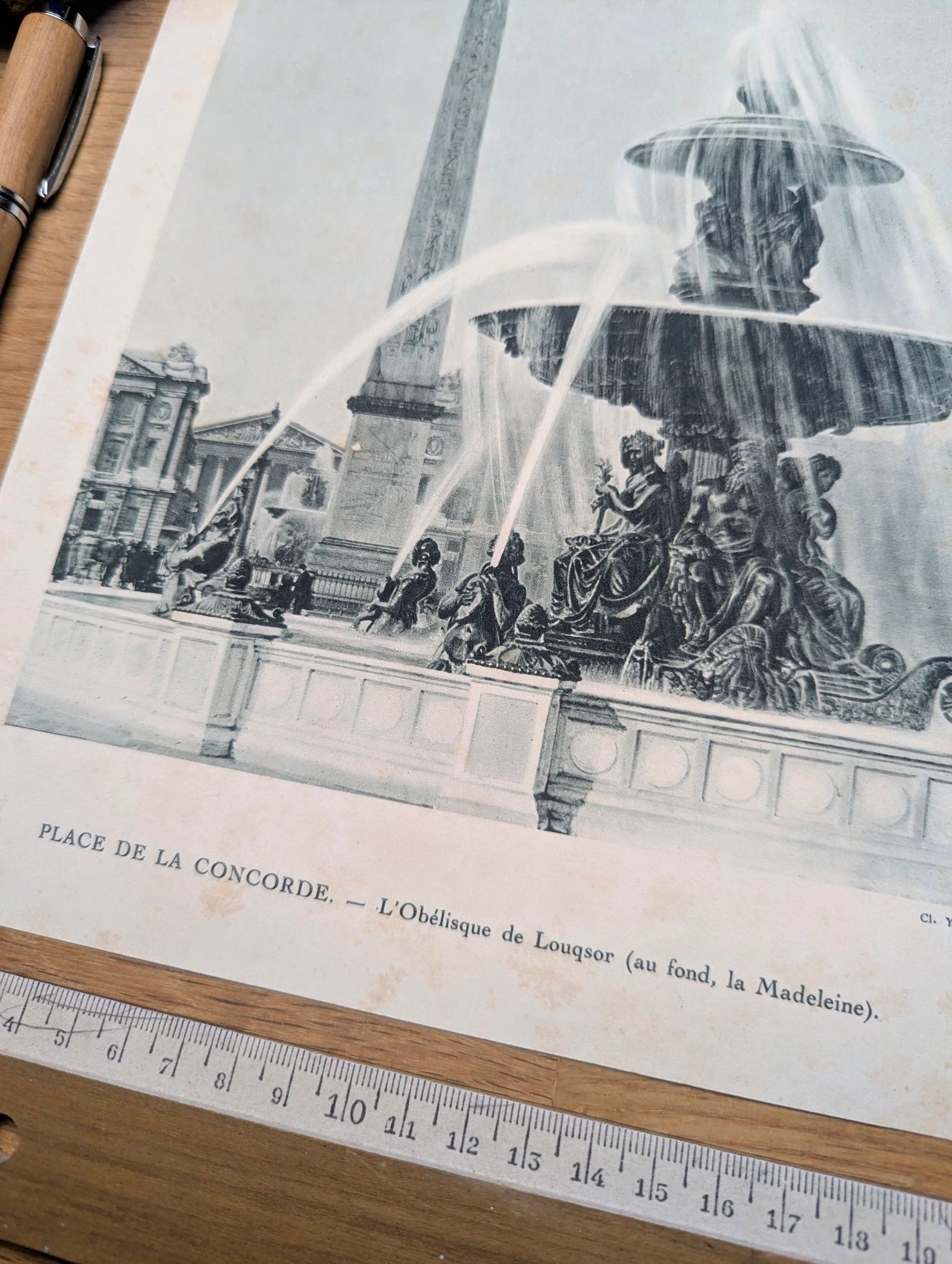 Héliogravuras Torre Eiffel e a Concorde, impressa em 1926 – photo 10